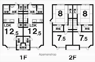 ピースハウス【1階】の間取り